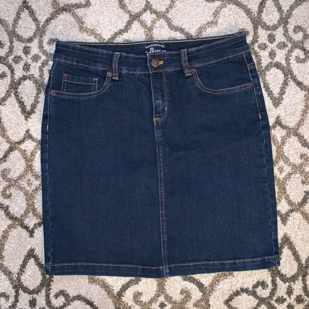 jean skirt